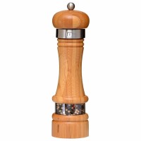 Wooden bamboo mill pepper grinder set