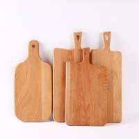 Beech Wood Serving Tray Paddle Cutting Board Fruit Vegetables Meat Chopping Board Charcuterie Platter Labell Boards