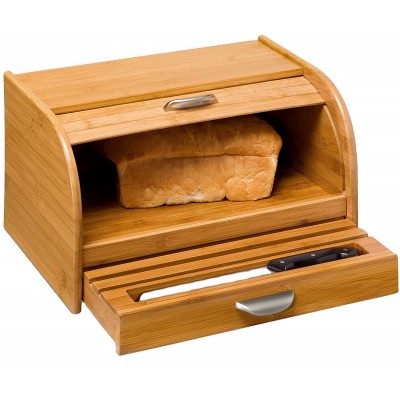 New Bread Bamboo Wood Box With Drawers Dread Cuts