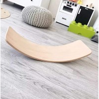 35 Inch Rocker Board Natural Wood