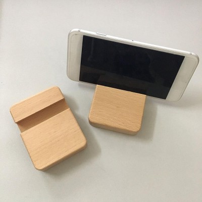 Phone holder charger holder bamboo wooden charger holder stands for phone