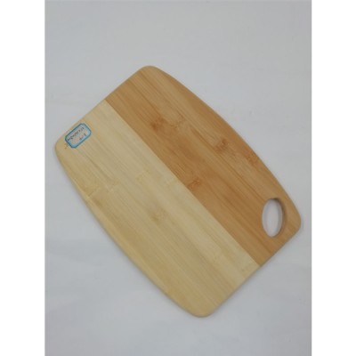 Anti bacterial organic bamboo cutting board with handle