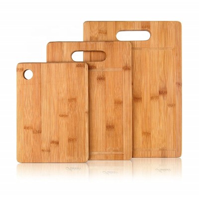 Kitchen Bamboo Chopping Cutting Board Set Of 3