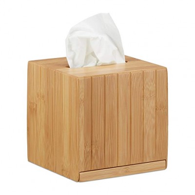 Wholesale promotional bamboo wooden tissue box