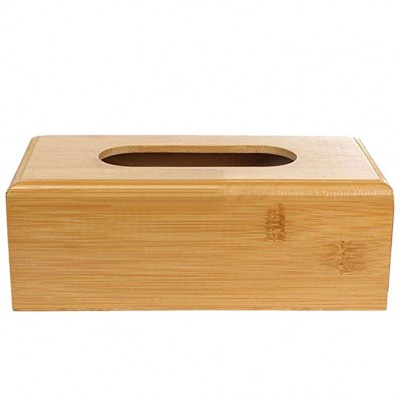 Customize house bamboo wooden paper tissue box