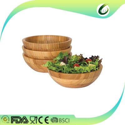 bamboo salad bowl set with servers